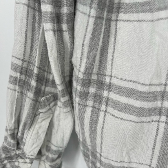 Rails Allison Silver Plaid Shirt‎ Size Large - Picture 12 of 16